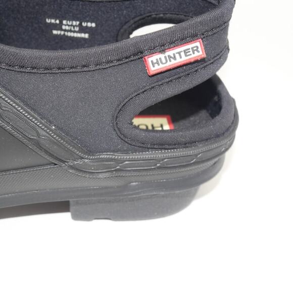 NEW Hunter Women's 6  Original Slingback Clog Black No Box - Picture 3 of 13